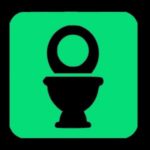 Night Signs - Luminous WC Toilet Sign